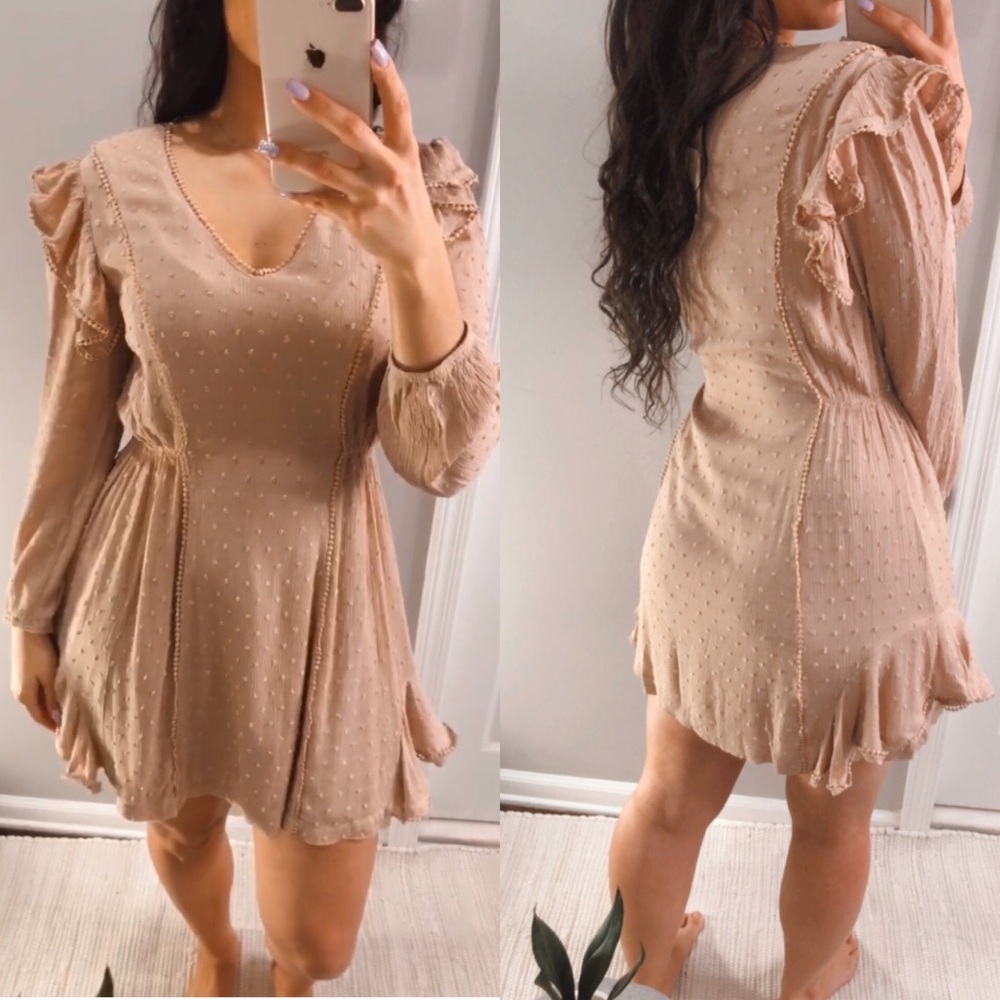 Ruffled Mini Dress